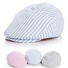 Load image into Gallery viewer, Baby Children Stripe Classic Style Fashion Berets Peaked Baseball Caps for Baby Boys
