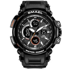 Load image into Gallery viewer, Orange Modern Sport  Waterproof 50M Men Watches With LED Digital Display In Military Armi Relogio Masculino Style
