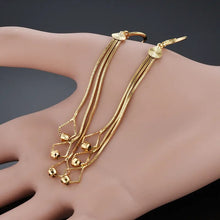 Load image into Gallery viewer, Women&#39;s Long Tassel Drop Earrings For Women Wholesale Female Gold Color Elegant Kpop Bridal Party Jewelry EH334 Oorbellen
