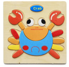 Load image into Gallery viewer, 3D Wooden Children Interesting Puzzle Toys With Animals and Cars Exellent Puzzles Intelligence Kids Early Educational Toys For Children
