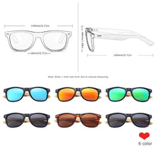 Load image into Gallery viewer, Natural Handmade Polarized Bamboo Classic Sunglasses for Men and Woman  Wooden Sunglasses Oculos de sol masculino With UV400 Protection for eye
