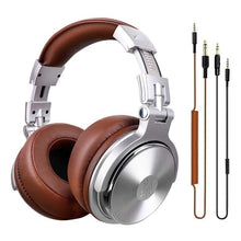 Load image into Gallery viewer, STEVVEX Wired Professional Studio Pro DJ Headphones With Microphone Over Ear HiFi Monitor Music Headset Earphone For Phone PC
