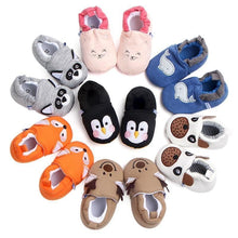 Load image into Gallery viewer, Newborn Baby First Walker Girls Boy Shoes Cartoon Animals Cotton Shoe Toddler Soft Sole Anti-slip Infant Shoes
