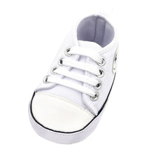 Load image into Gallery viewer, Classic Canvas Newborn Baby Boys Girls First Walkers Toddler Soft Sole Anti-slip Sneakers
