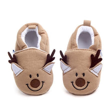 Load image into Gallery viewer, Newborn Baby First Walker Girls Boy Shoes Cartoon Animals Cotton Shoe Toddler Soft Sole Anti-slip Infant Shoes
