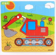 Load image into Gallery viewer, 1 Pcs Animal Wooden Puzzles For Children In Wooden 3D Mosaic Puzzles Kids Educational Toys Design  For Baby Birthday Gifts
