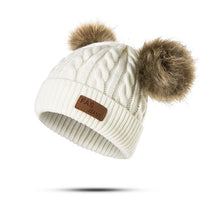 Load image into Gallery viewer, Luxury Baby Hat Pompon Hat Knitted Cute Cap For Girls &amp; Boys Casual Solid Color Girls Baby Style In Great New Modern Trend Design
