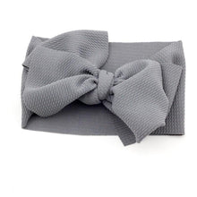 Load image into Gallery viewer, Adjustable Big Bow Headwrap  Top Knot Headbands Over Sized Bow Hair Turban for Newborn Girl
