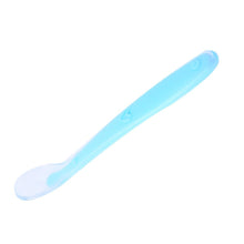 Load image into Gallery viewer, Baby Spoons Feeding Dishes Tableware For Children Flatware Cutlery Spoon Silicone Tools-for-patchwork Lot Soup Ladle
