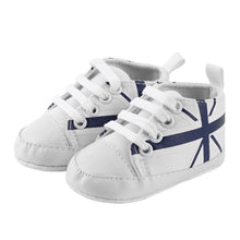 Load image into Gallery viewer, Newborn Baby Shoes Girls Boys Soft Warm Leather Prewalker Anti-slip Shoes Canvas Sports Sneakers Footwear Shoes
