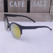 Load image into Gallery viewer, New Luxury Modern Fashion Retro Designer Super Round Circle Glasses  With Cat Eye Women's Sunglasses With UV400 Protection
