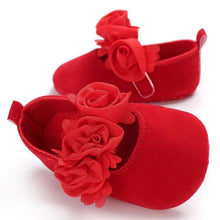 Load image into Gallery viewer, Infant Newborn Soft Sweet Baby Shoe Kids Wedding Party Dress Footwear Children Princess First Walker Baby Girl Shoes
