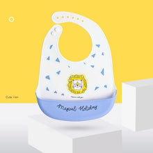 Load image into Gallery viewer, Food Grade Silicone Baby Bibs Waterproof Bib for Newborn Boy Girl Feeding Towel Burp Cloth For Kids
