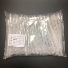 Load image into Gallery viewer, 500pcs lab 0.2ml 0.5ml 1ml 2ml 3ml 5ml plastic pasteur pipette transfering dropper for school experiment
