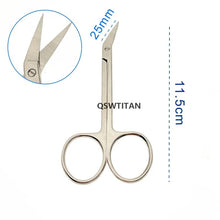 Load image into Gallery viewer, Stainless steel wow beak scissors nasal septum gold handle bird beak scissors plastic surgery scissors
