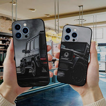Load image into Gallery viewer, Black Case For Iphone  5 5s SE 2020 6 6s 7 8plus x 10 XR XS 11 12 13 Mini Pro MAX Silicon Cover Car Design Matte Black Silicone Back Cover For iPhone
