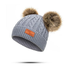 Load image into Gallery viewer, Luxury Baby Hat Pompon Hat Knitted Cute Cap For Girls &amp; Boys Casual Solid Color Girls Baby Style In Great New Modern Trend Design
