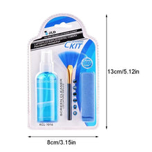 Load image into Gallery viewer, 1Pcs/Set Screen Cleaner Solution for Laptop/Phone/ iPad/Eyeglass /Household Appliances Cleaner Includes Spray + Brush + Cleanin

