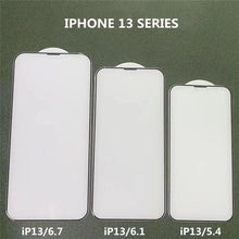 Load image into Gallery viewer, 3Pcs Dust Net Protective Glass For iPhone 13 12 11 Pro XS Max XR 12 Mini Full Cover Protector Tempered Glass on iphone 13 14 Pro  Soft Flexible Ceramic Film Screen Protector Compatible with iPhone
