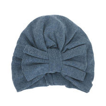 Load image into Gallery viewer, Modern Trend Stylish Baby Hat for Girls Big Bow Turban Baby Cap Accessories In Great Design

