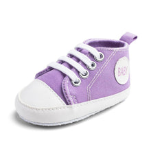 Load image into Gallery viewer, Classic Canvas Newborn Baby Boys Girls First Walkers Toddler Soft Sole Anti-slip Sneakers
