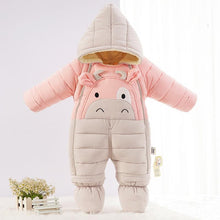 Load image into Gallery viewer, Baby Winter Wear Clothes Snowsuit Cute Calf Infant Snow Jacket Thicken Jumpsuit Children Coat For Babies In Modern Interesting Design
