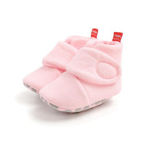 Load image into Gallery viewer, Winter Toddler Newborn Baby Crawling Shoes Boy Girl Slippers Prewalker Anti-slip Warm Infant Shoes
