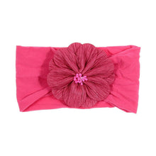 Load image into Gallery viewer, Cute 1PCS Baby Girls Lotus Flower Nylon Headband Knot Elastic Newborn Toddler Headwraps Kids Hair Accessories Gifts
