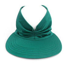 Load image into Gallery viewer, Women Sun Visor Summer Hat Women Anti-ultraviolet Hat Women's Elegant Simple Hat Classic Women's Hat Hollow Top Hat Elastic Hollow Top Hat Outdoor Quick-drying Sun Hat Summer Beach Hat
