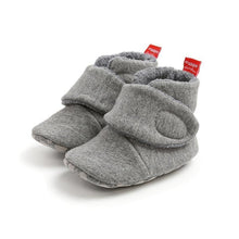 Load image into Gallery viewer, Winter Toddler Newborn Baby Crawling Shoes Boy Girl Slippers Prewalker Anti-slip Warm Infant Shoes
