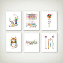 Load image into Gallery viewer, Dental Equipment Medical Posters and Prints Teeth Anatomy Watercolor Art Picture Canvas Painting Dentist Gift Clinic Wall Decor
