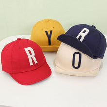 Load image into Gallery viewer, Cotton Baby Adjustable Letter Baseball Caps For Boys &amp; Girl Hats Children Snapback Hip-Hop Sun Hat In Modern Style
