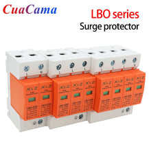 Load image into Gallery viewer, 1Pcs AC SPD Surge Protector LBO Low Voltage  Distribution Household Arrester Lightning Protection Device 2P 3P 4P Switch Module

