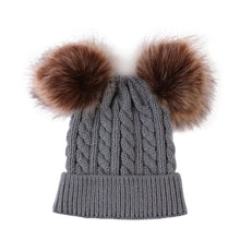 Load image into Gallery viewer, Trend Cute Newborn Baby Winter Warm Hats Infant Kids Girls Boys Knit Hat With Pompom Ball Beanie Caps For Girls

