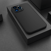 Load image into Gallery viewer, Black Case For Iphone  5 5s SE 2020 6 6s 7 8plus x 10 XR XS 11 12 13 Mini Pro MAX Silicon Cover Car Design Matte Black Silicone Back Cover For iPhone
