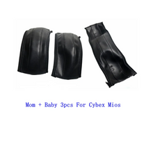 Load image into Gallery viewer, PU Leather Stroller Handle Covers &amp; Bumper Sleeve

