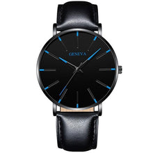 Load image into Gallery viewer, Minimalist Men's Fashion Ultra Thin Watch Simple Men Business Stainless Steel Mesh Belt Quartz Watch Relogio Masculino

