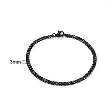 Load image into Gallery viewer, Men's Bracelet Curb Cuban Link Chain Stainless Steel Mens Womens Bracelets Bangle Gold Tone No Fade
