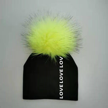 Load image into Gallery viewer, Newborn Kids Cotton Hats Cap With Pom Children's Hat Boy Accessories Toddler Caps

