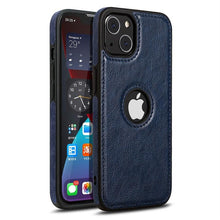 Load image into Gallery viewer, Ultra Thin Slim Leather Phone Case For iPhone 13 Pro Max 12 Pro Max 14 Shockproof Bumper Soft Business Back Cover Back Cover Case Shockproof Camera and Screen Protection PU Leather Case for iPhone
