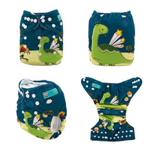 Load image into Gallery viewer, Most Popular Digital Position Baby Cloth Diaper with Microfiber Insert In Modern Printed Design For Baby Boys and Baby Girls KIds

