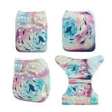 Load image into Gallery viewer, Most Popular Digital Position Baby Cloth Diaper with Microfiber Insert In Modern Printed Design For Baby Boys and Baby Girls KIds

