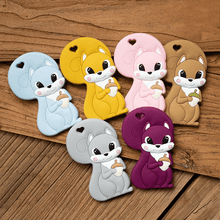 Load image into Gallery viewer, New Sets Baby Silicone Teether Rodent Silicone Animal Fox Teeth Chew Children Goods
