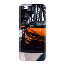 Load image into Gallery viewer, Cute Clear Flexible Silicone Auto  Boys Design Back Cover For iPhone 5 S 5C 5S SE Car Sports Car Cool Men Fashion Silicone Soft Phone Case For iPhone 4 S 4S Case
