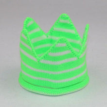 Load image into Gallery viewer, Modern Luxury New Trend  Baby Hat Girls and Boys Crown Knitted Cap Toddler Empty Top Hats Newborn Design Woolen Yarn Bonnet For Kids
