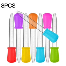 Load image into Gallery viewer, 5ml Small Silicone Plastic Pipette Dropper Feeding Medicine Liquid Eye Ear Pipette Dropper School Lab Experiment Supplies
