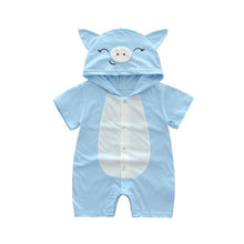 Load image into Gallery viewer, Infant Jumpsuit Summer Romper Cartoon Animal Print Girl  and Boy Cotton Suit Newborn Romper Design
