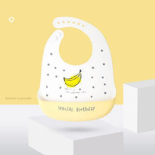 Load image into Gallery viewer, Cute Cartoon Print Baby Bibs Waterproof Soft Silicone Baby Feeding Stuff Dinosaur Pattern Bib For Kids
