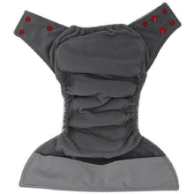 Load image into Gallery viewer, Colorful Modern Baby Cloth Diaper Bamboo Charcoal Nappy All-in-one Diapers sewn 3 Layers Micro fleece Insert Inside Reusable Diaper For Baby and Kids For Unlimited Use
