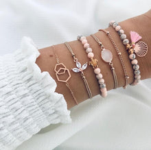 Load image into Gallery viewer, Modern Fashion New Luxury Different Style Elegant Elephant Tree Of Life Tassel Chain Bracelet Sets For Women Jewelry Trend Sets For Her
